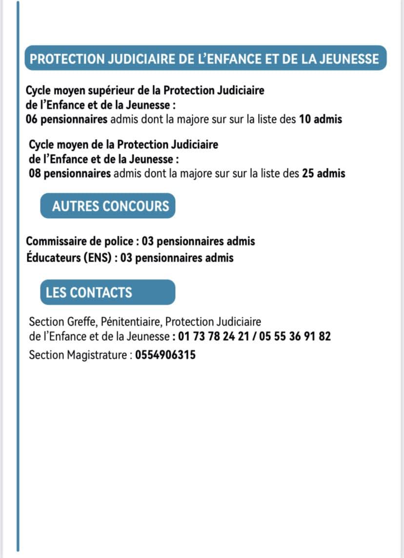 Cours Objectif Personnel Judiciaire - COPJ