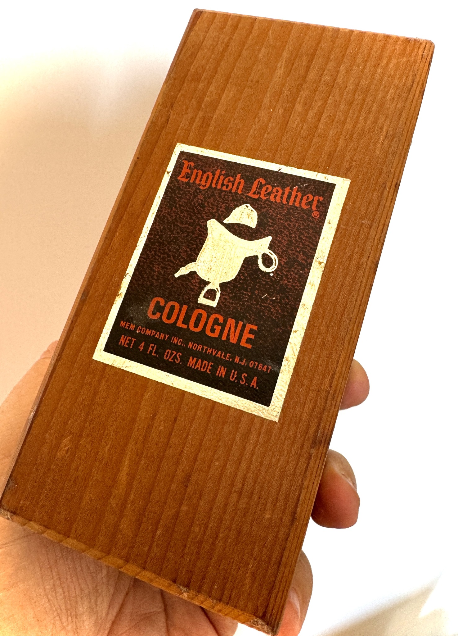 Parfum Vintage ENGLISH LEATHER CUOIO Mem Company 125 Ml - Eau De Cologne Homme - Neuf
