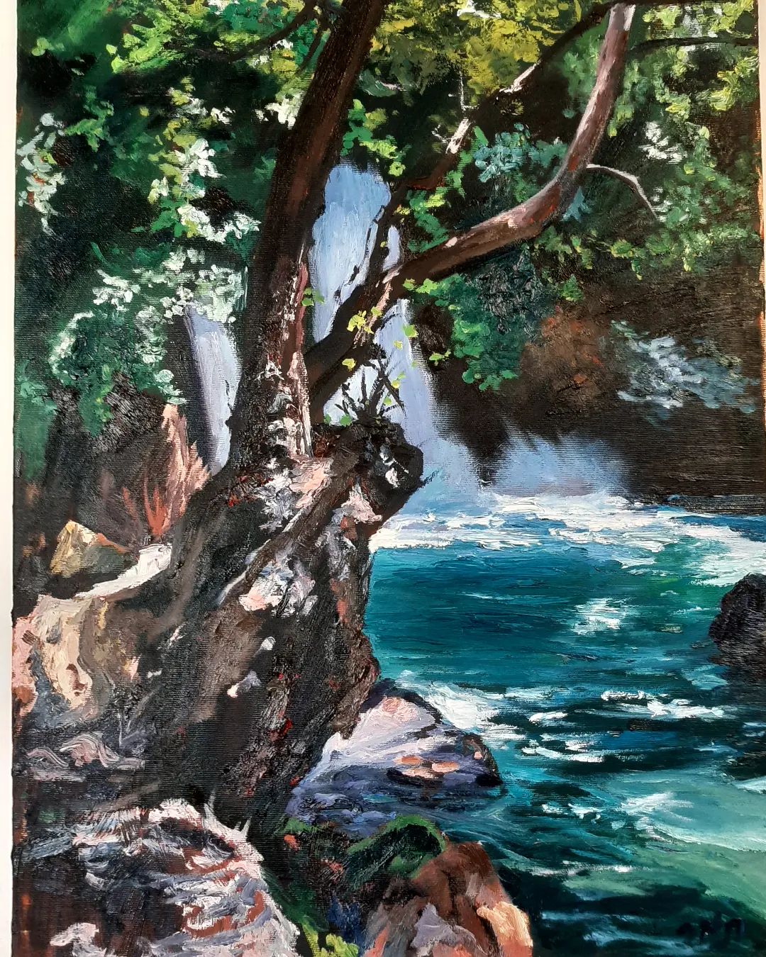 Tamar - My painting of the Banyas appeared in our local community ...