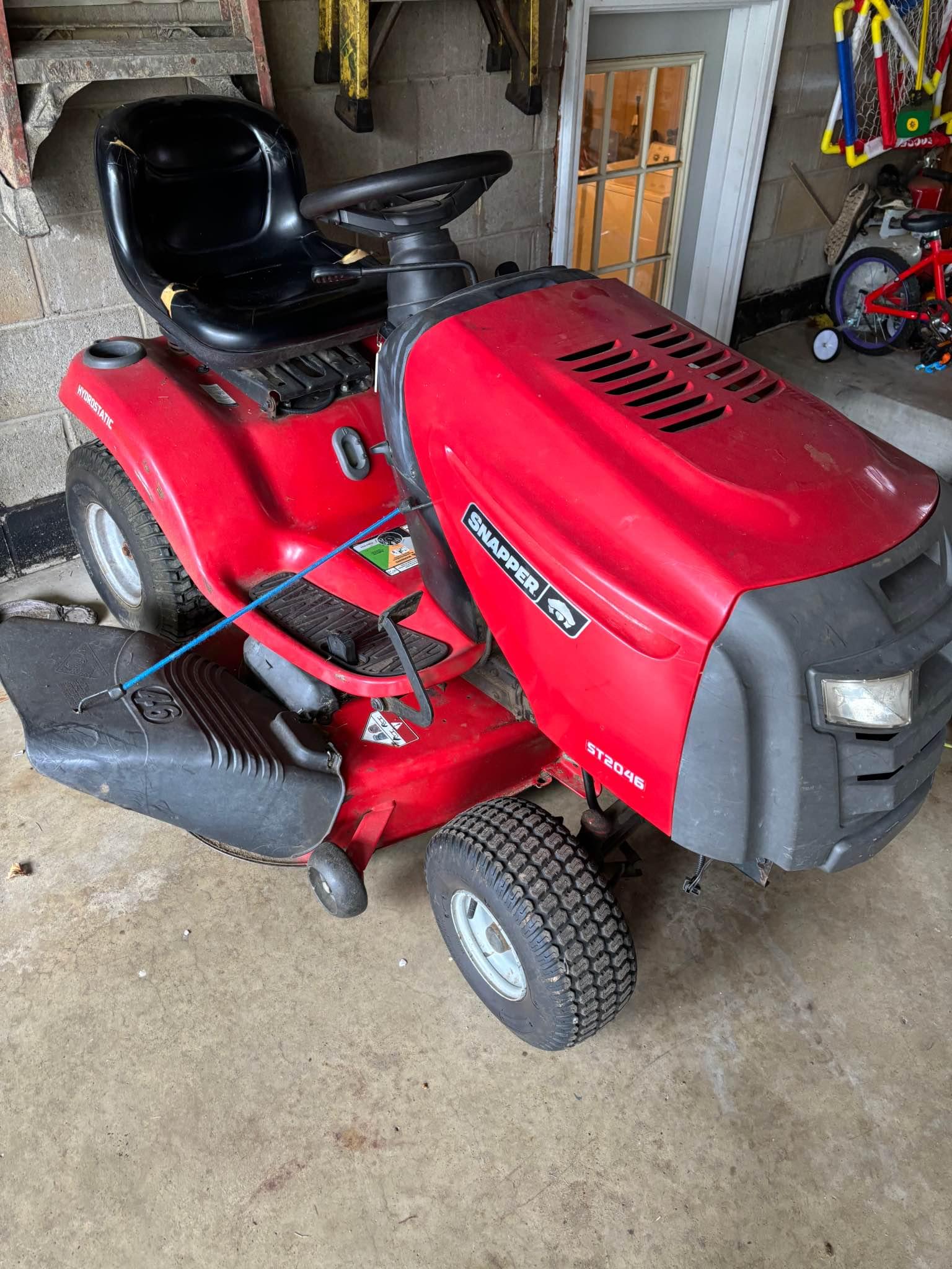 Snapper riding lawn mower 46 inch cut - Lawn Mowers - Washington, West ...