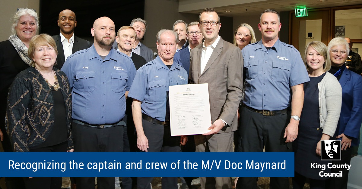 Today, the Council recognized the... - King County Council