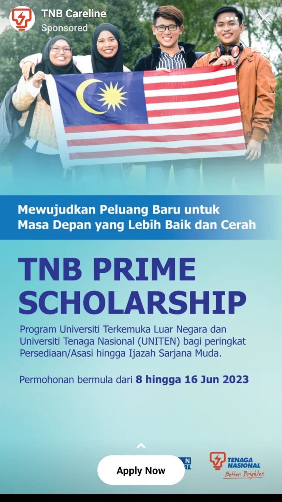 Yayasan Tenaga Nasional mempelawa calon-calon yang berminat dan ...