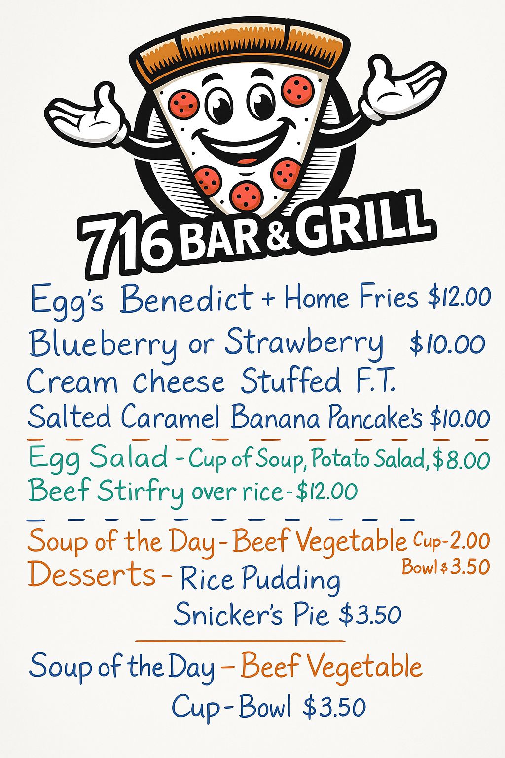 716 BAR & GRILL - 🌞 Rise & Dine with Us! 🥓🍳 716 Bar &... | Facebook