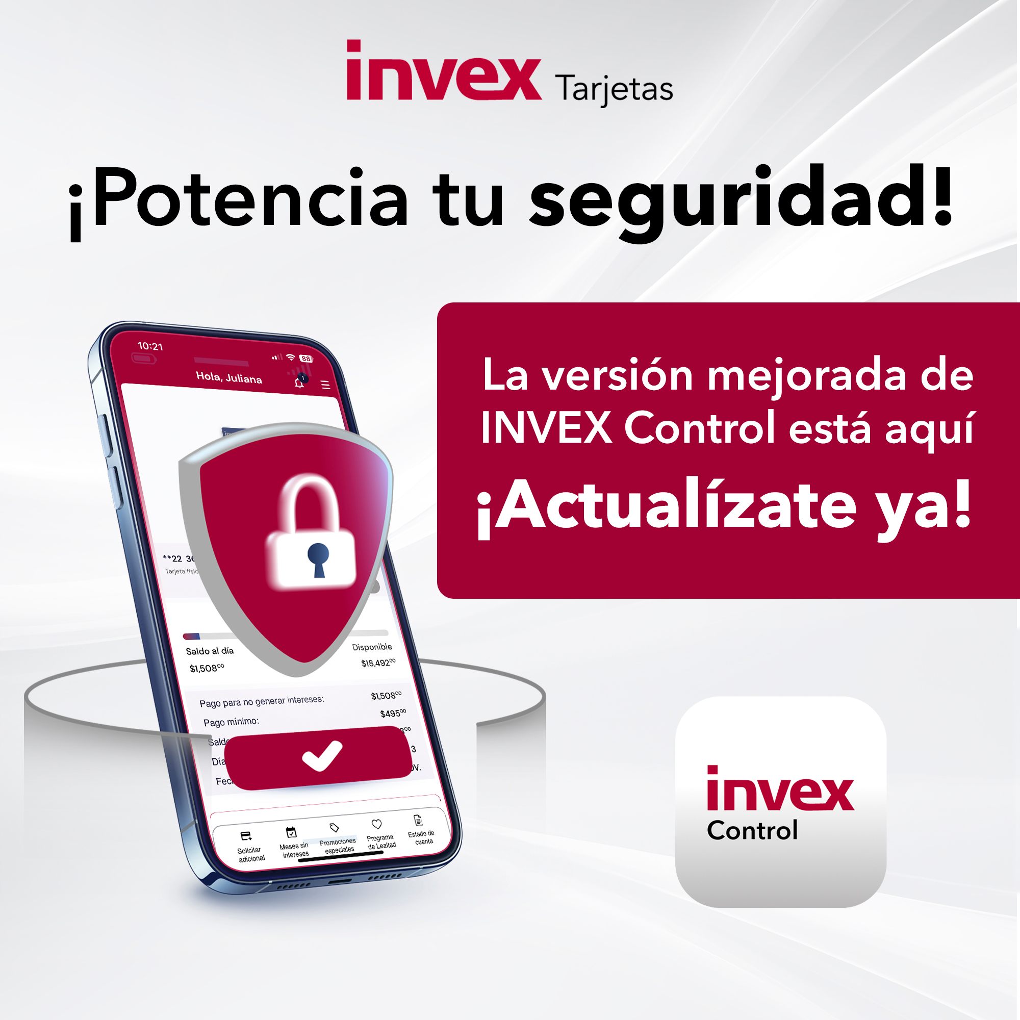 INVEX Tarjetas - ¡Mantente al día con la última versión de...