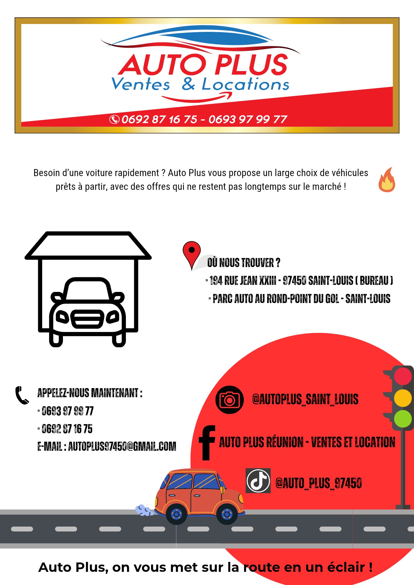 Auto Plus Réunion Ventes et Location | Saint-Louis Réunion