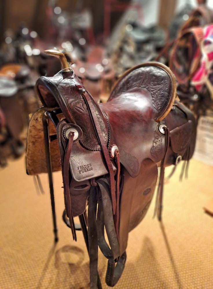 Here is another saddle from my collection. This rare silver  display picture 1