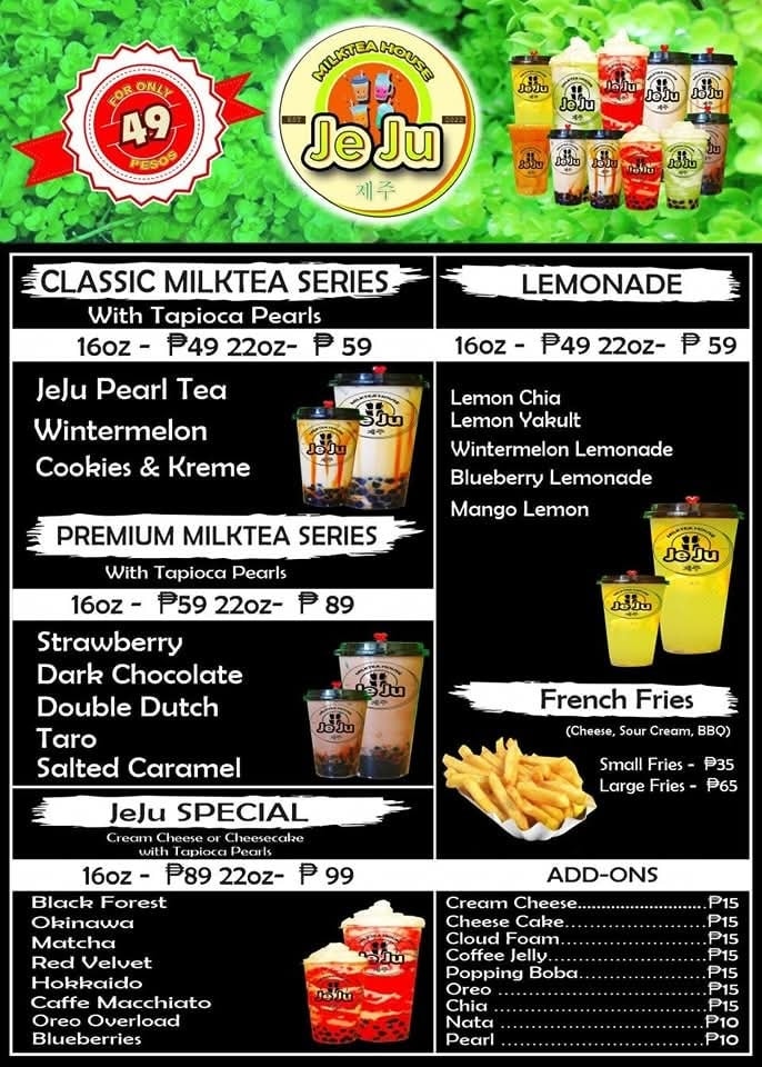 JeJu Milktea House-Lupon | Lupon