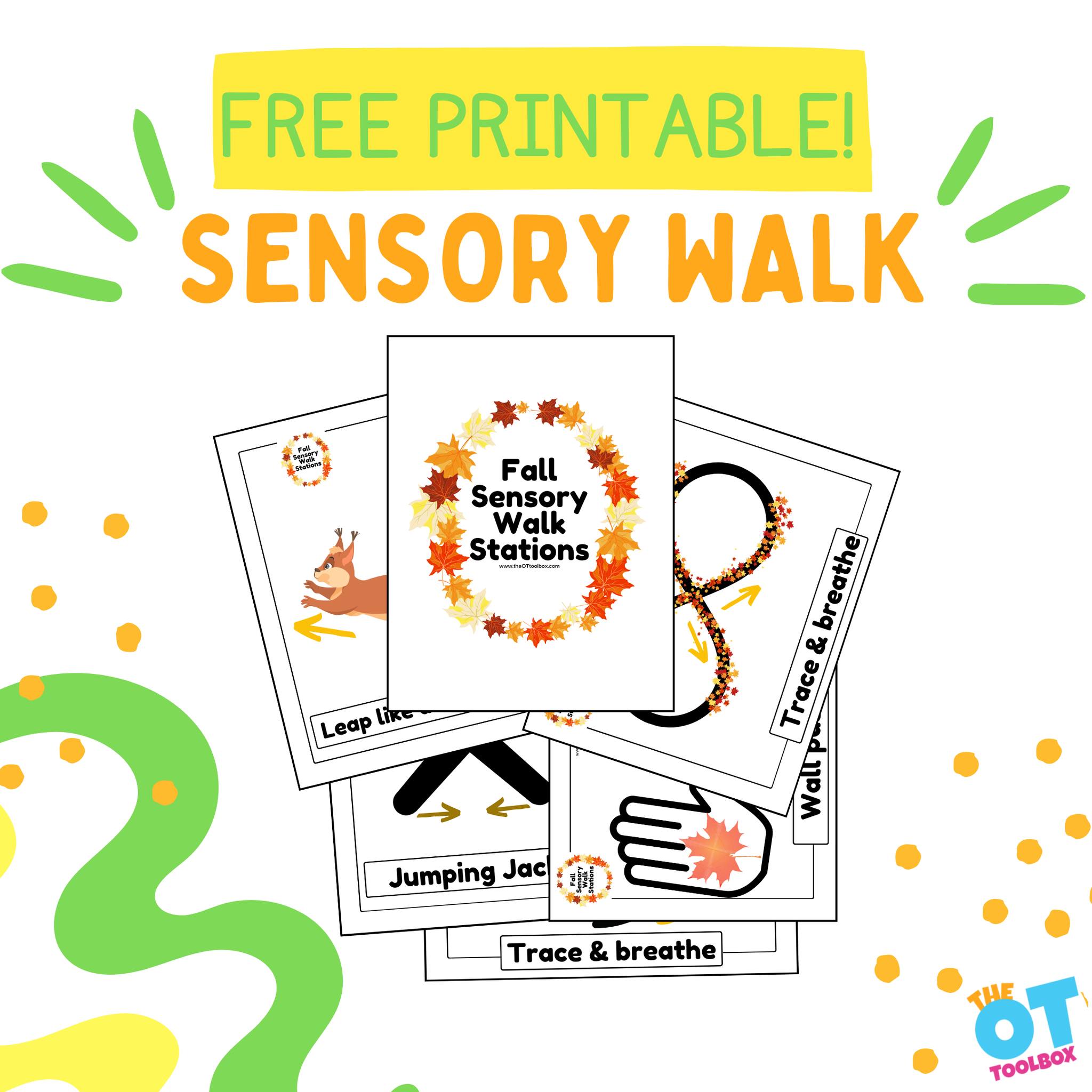 The OT Toolbox - Our Sensory Walk stations are one of our... | Facebook