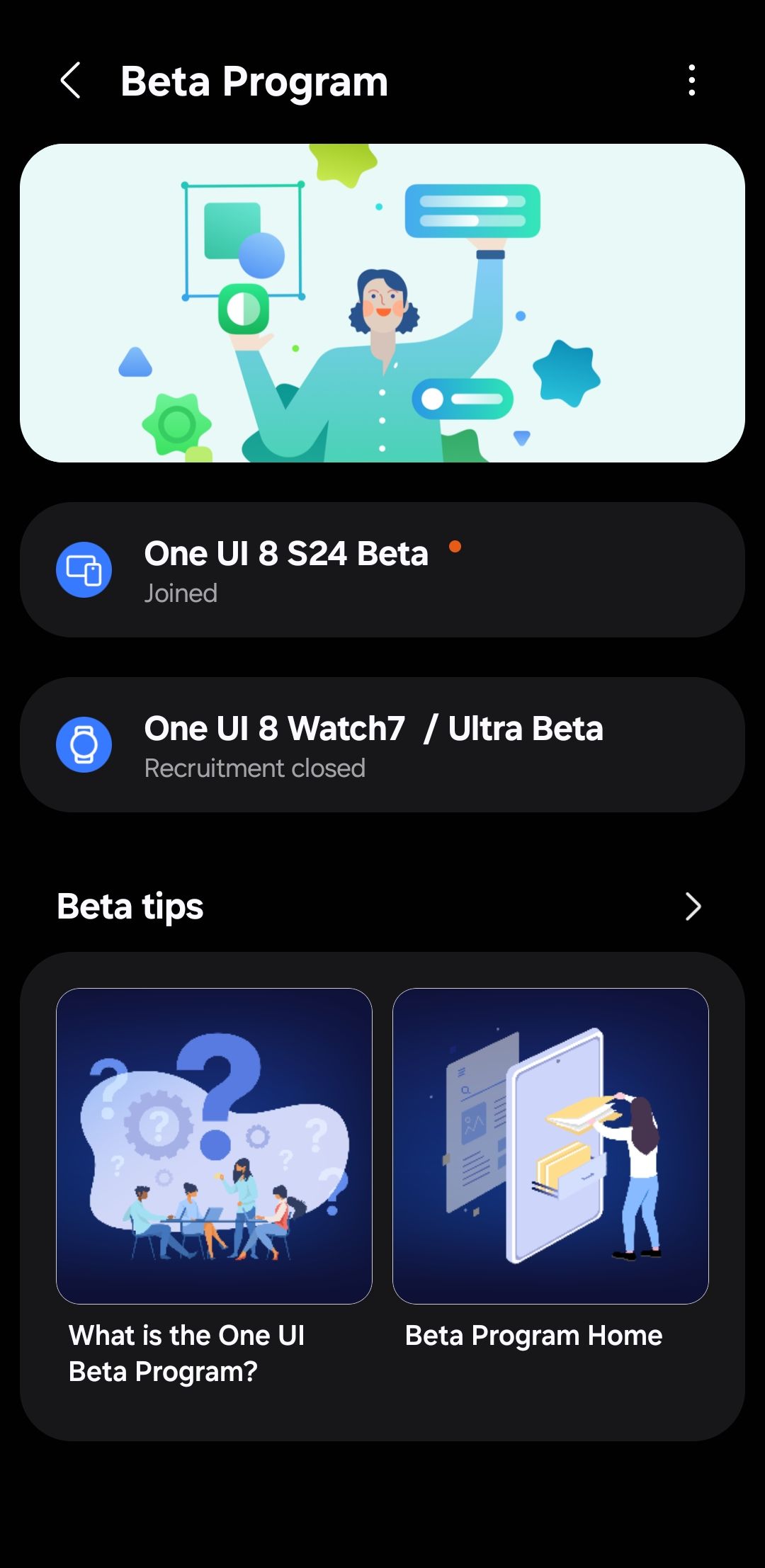 Samsung One UI 7.0 | S24 ultra beta available | Facebook
