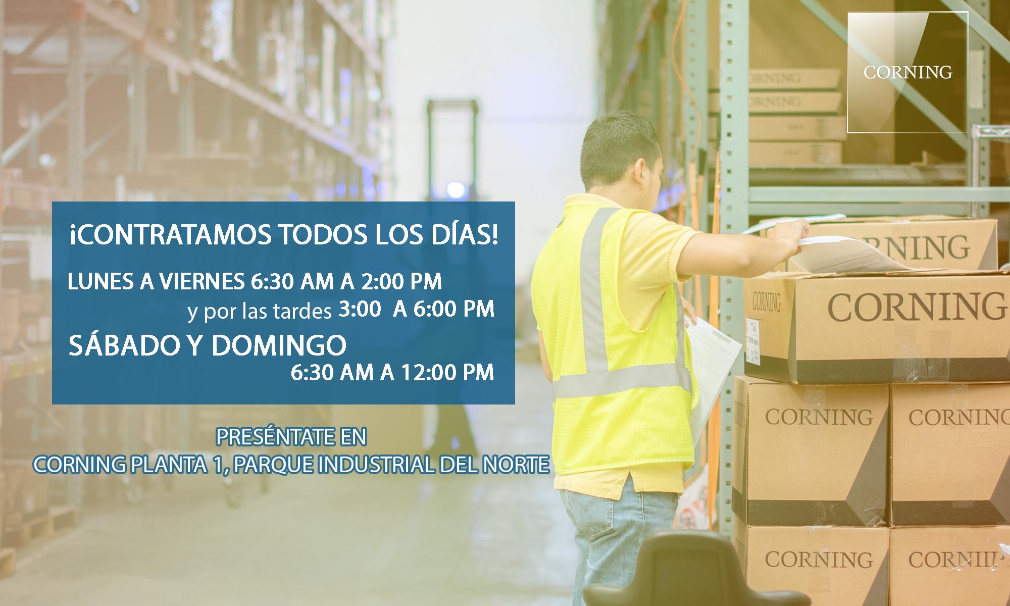 Corning México - Recuerda que también contratamos los... | Facebook