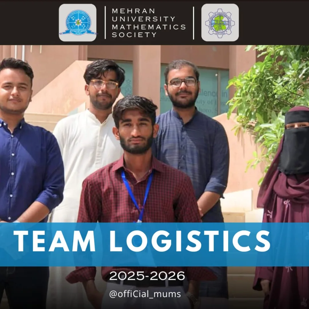 Mehran University Mathematics Society-MUMS | Jam Shoro