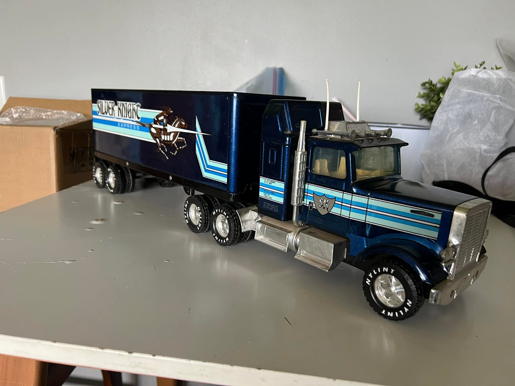 Silver Knight Express model discussion among Nylint truck collectors display picture 1