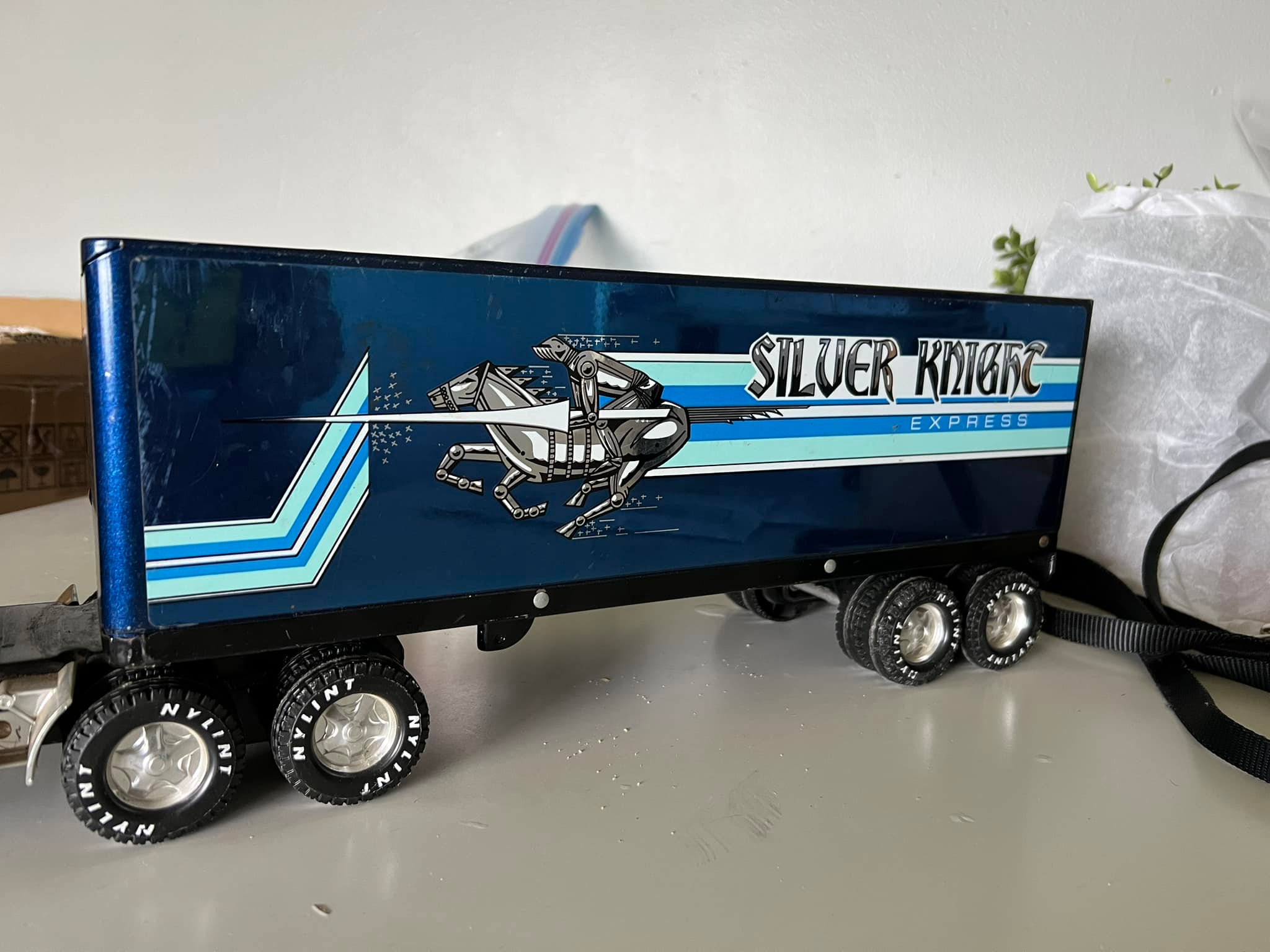 Silver Knight Express model discussion among Nylint truck collectors display picture 1