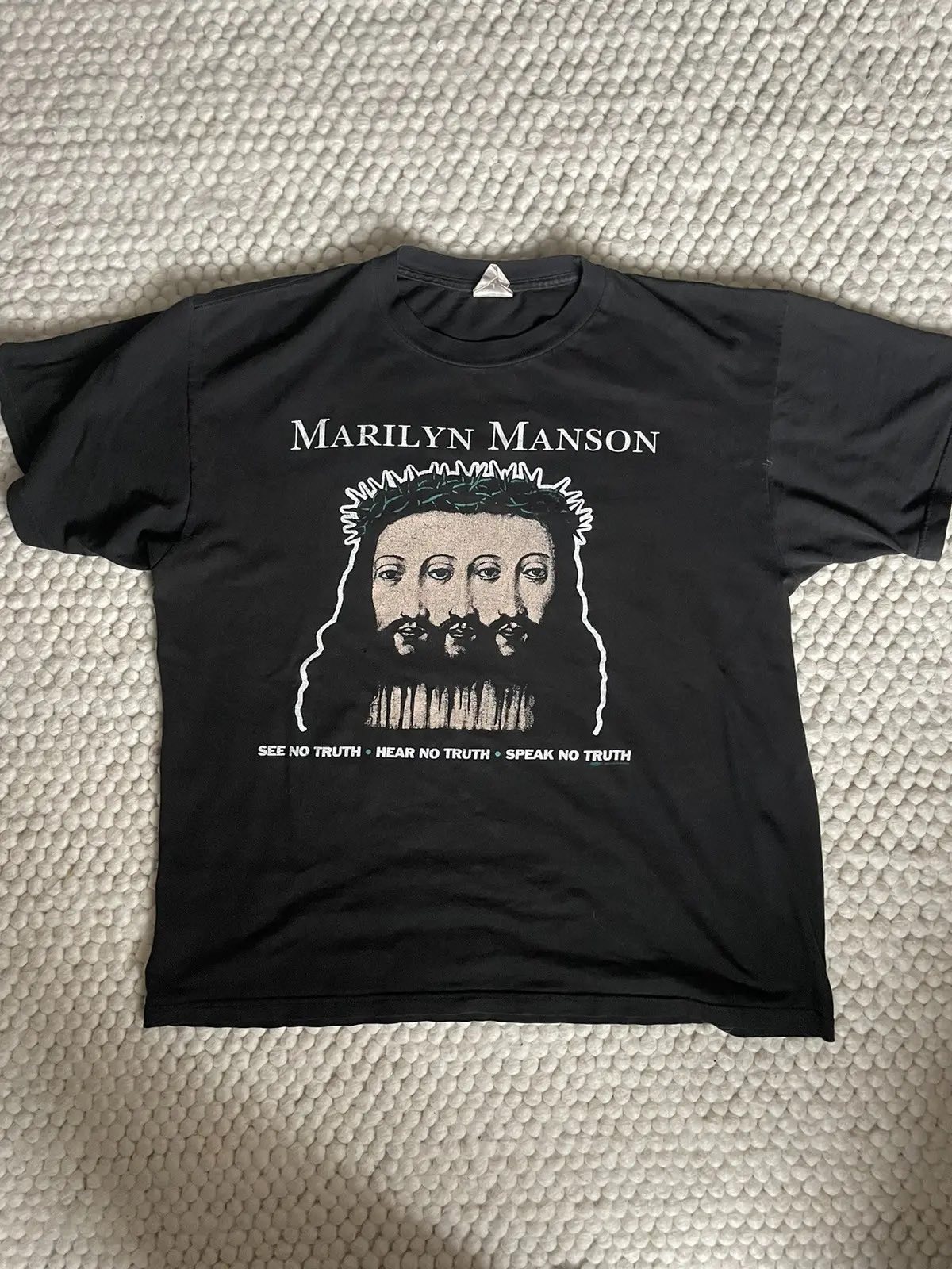 90's Marilyn Manson Satanic Army Long Sleeve / Sz XL I once got a
