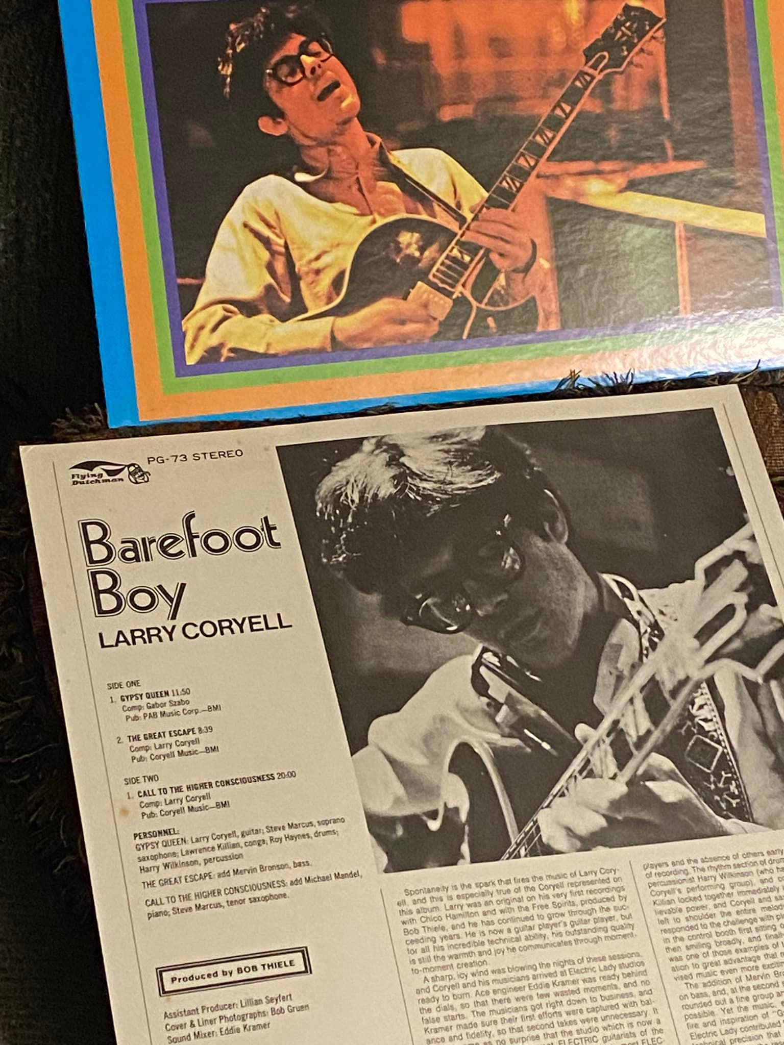 Late night jazz with Larry Coryell's Barefoot Boy album