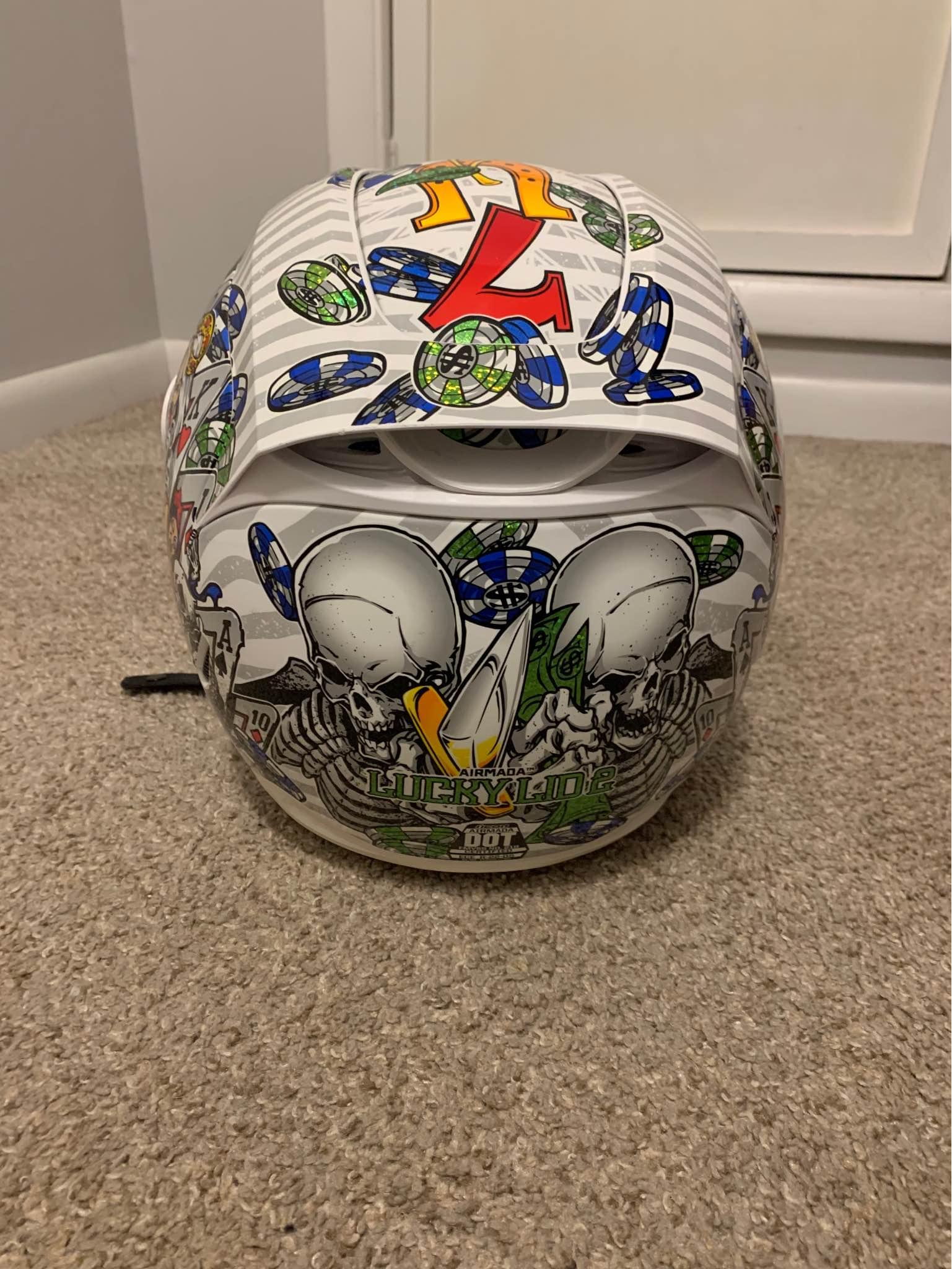 icon airmada lucky lid 2 helmet medium Airflite GP23 Equipped with ICON’s Fog Icon Dos Trackers 2 Video