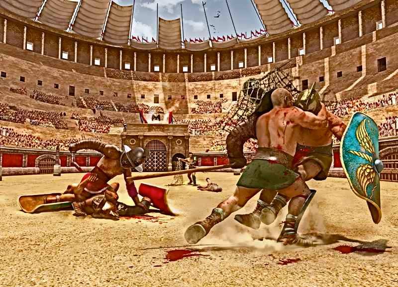 Roman - Today 404AD Last gladiator competition in Rome. As the ...