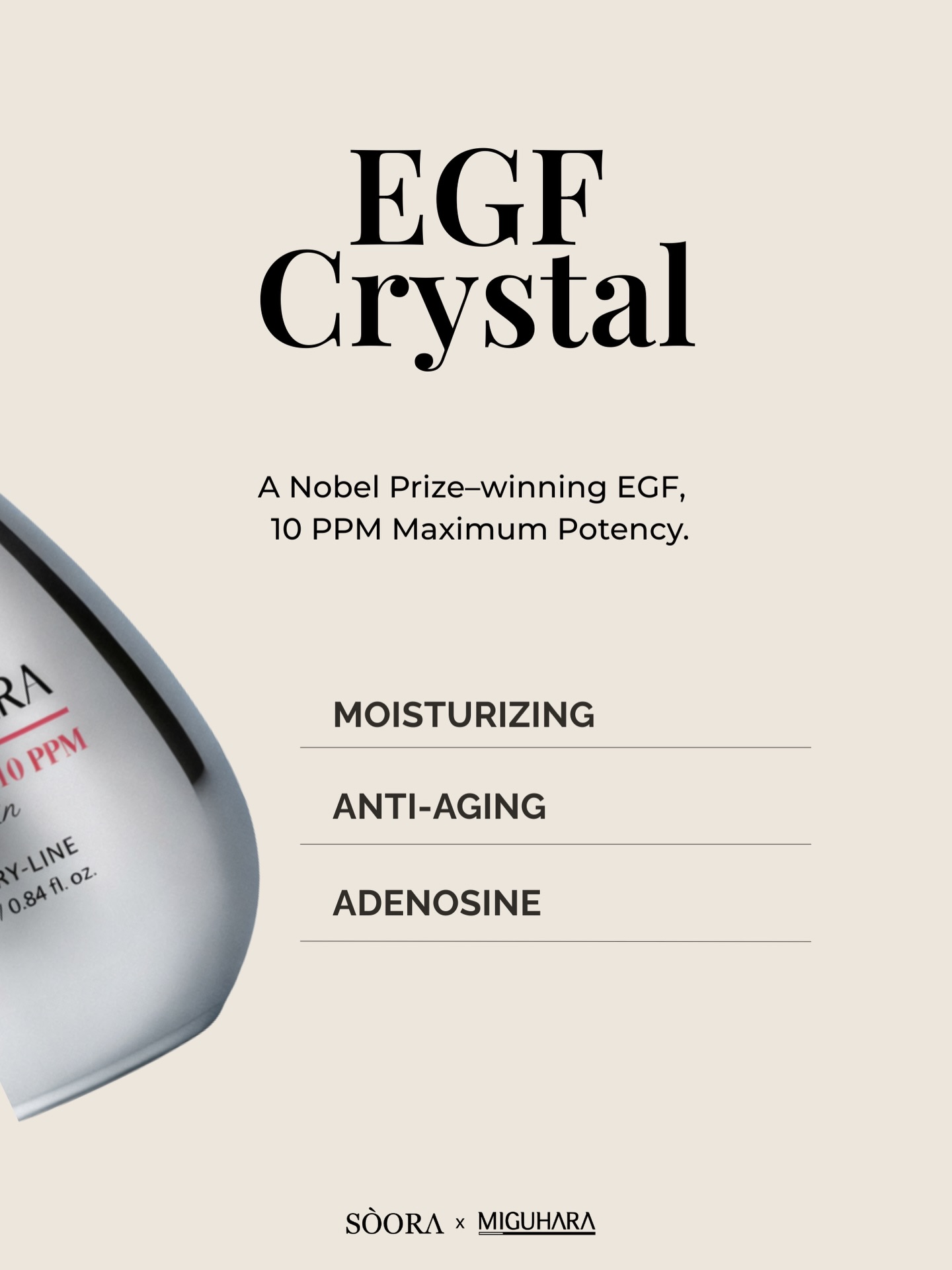 EGF Crystal ✨ A high-performance ampoule with 10 PPM EGF for 