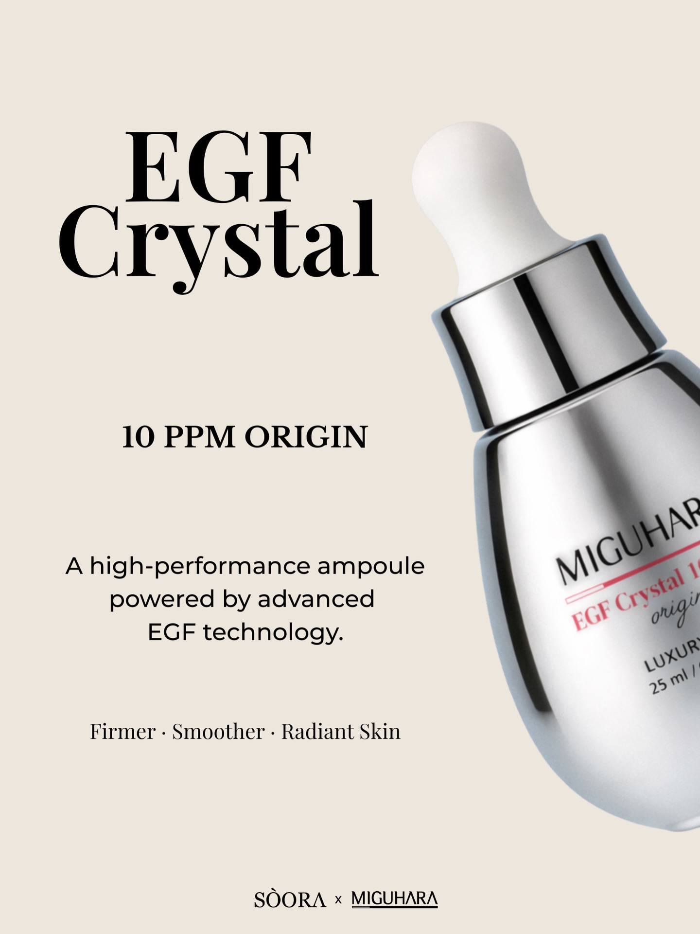 EGF Crystal ✨ A high-performance ampoule with 10 PPM EGF for 