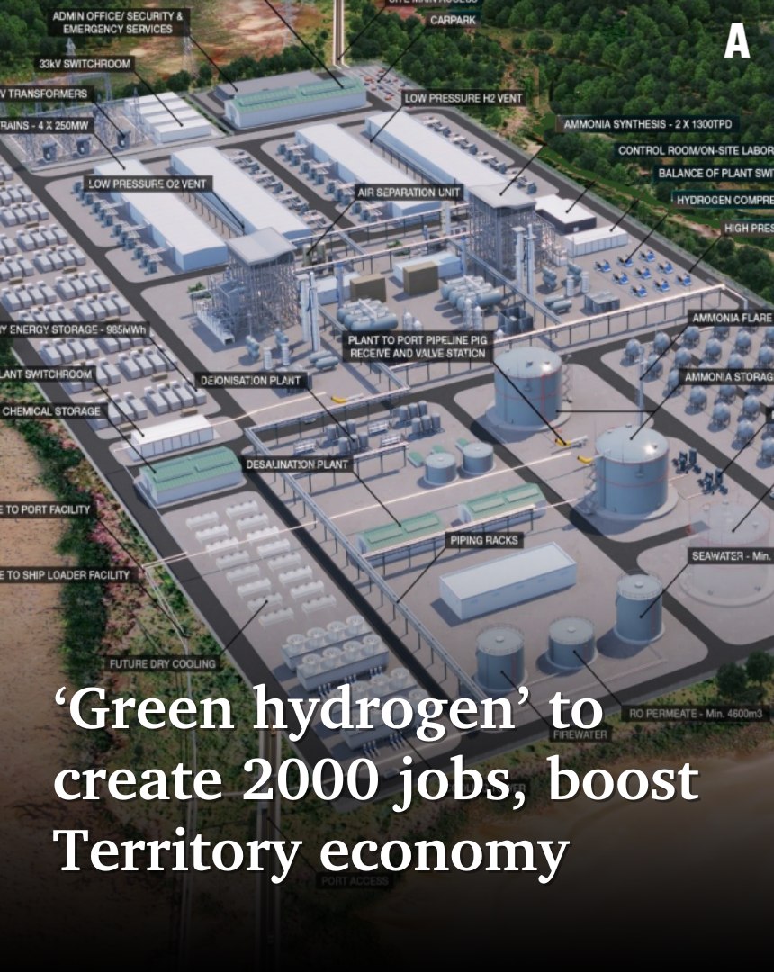 A hydrogen hub at the Middle Arm... - Centralian Advocate | Facebook