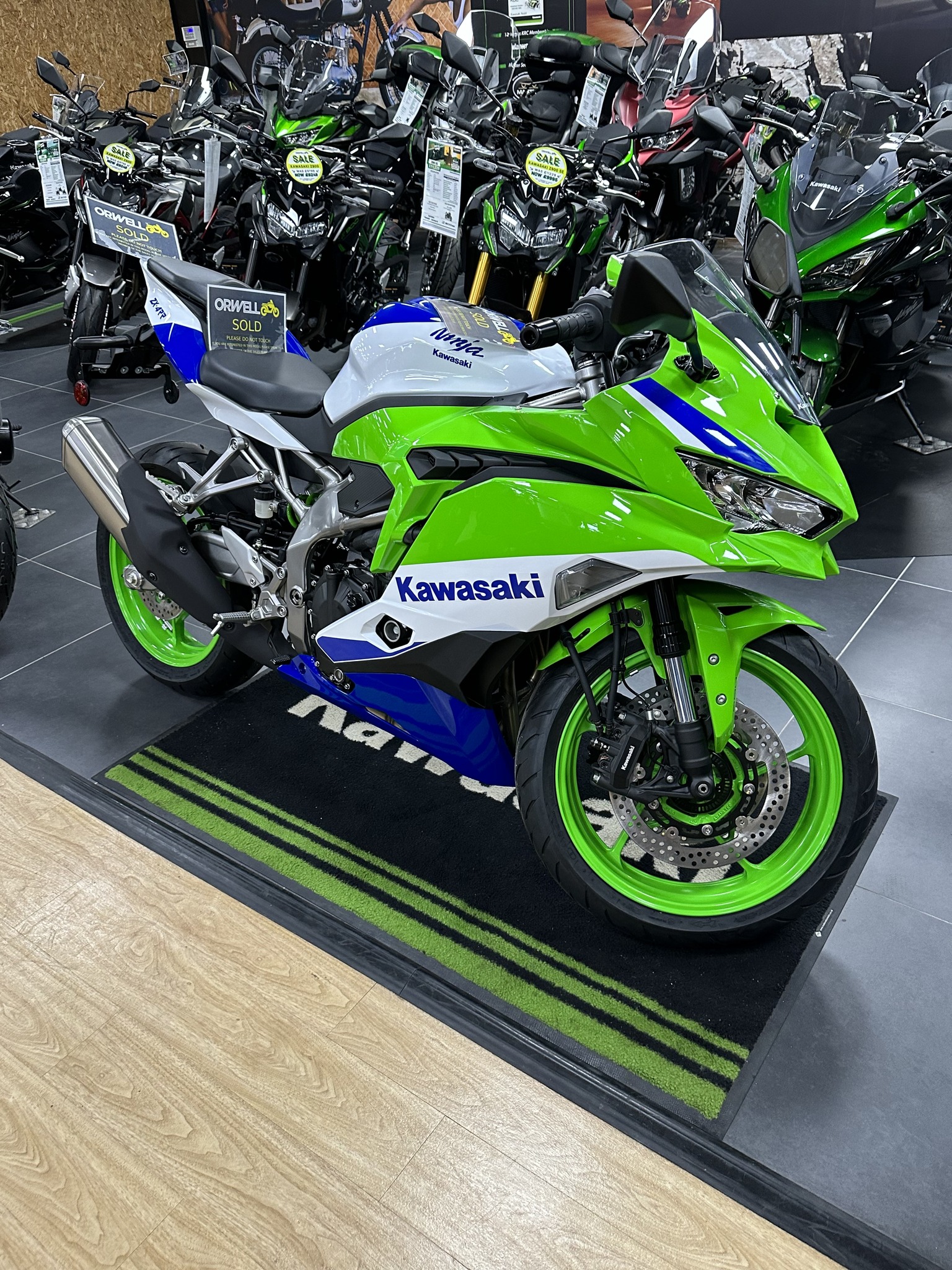A lot of our bikes are sold before they get to be advertised. This