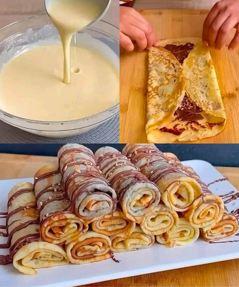 Cultiver - 🍫 Crêpes Roulées au Nutella : Un Délice Gourmand ! 🥞 Rien de ...