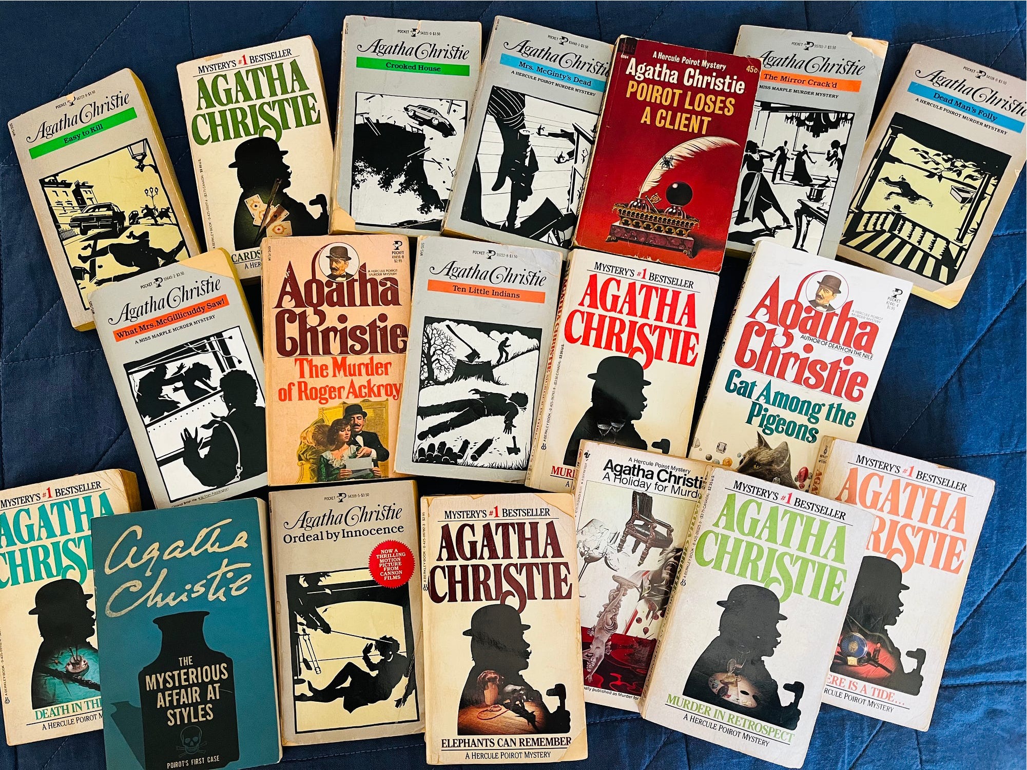🔎 How many of Christie's books from the 1950s have you read