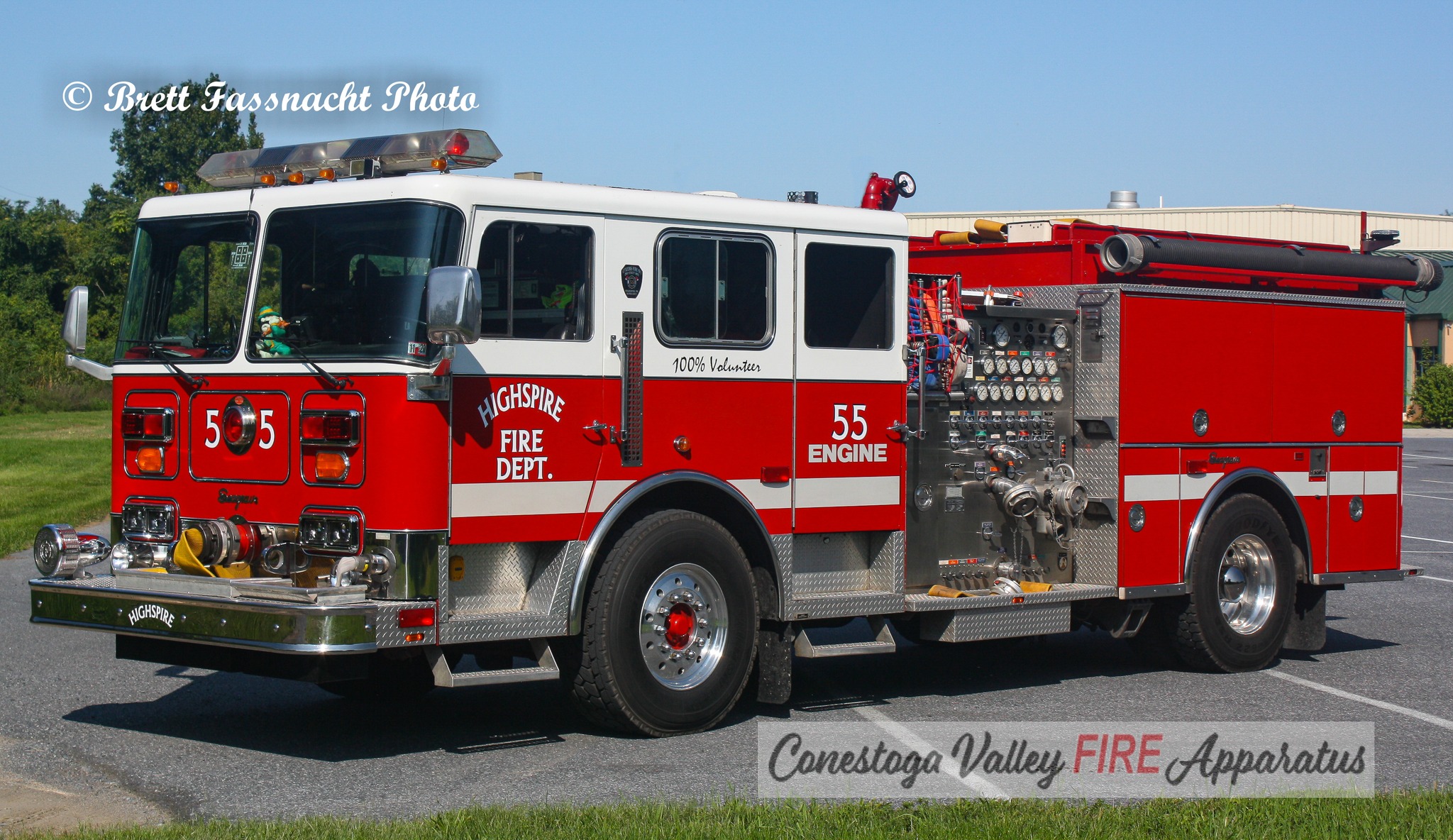 Conestoga - Rig Photo #OTD Highspire PA, Engine 55 1991 Seagrave 1500 ...