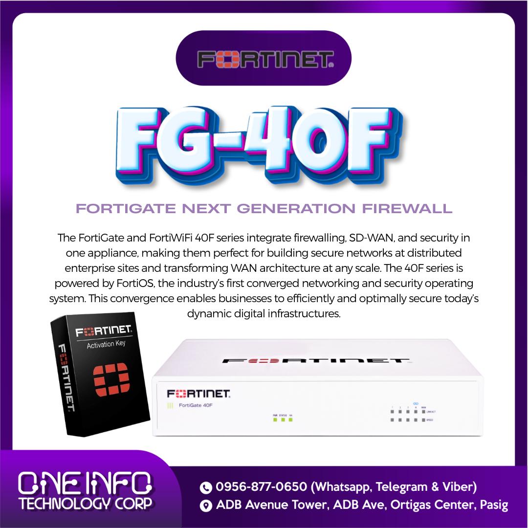 The FortiGate and FortiWiFi... - One Info Technology Corp. | Facebook