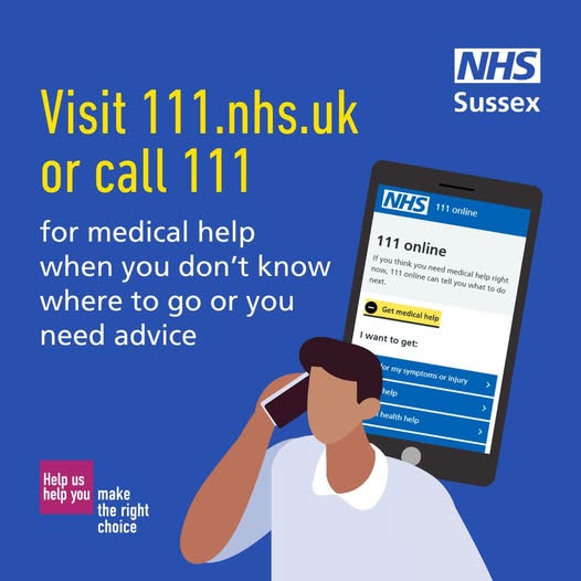 Adur - NHS 111 can help if you think you need medical help right now ...
