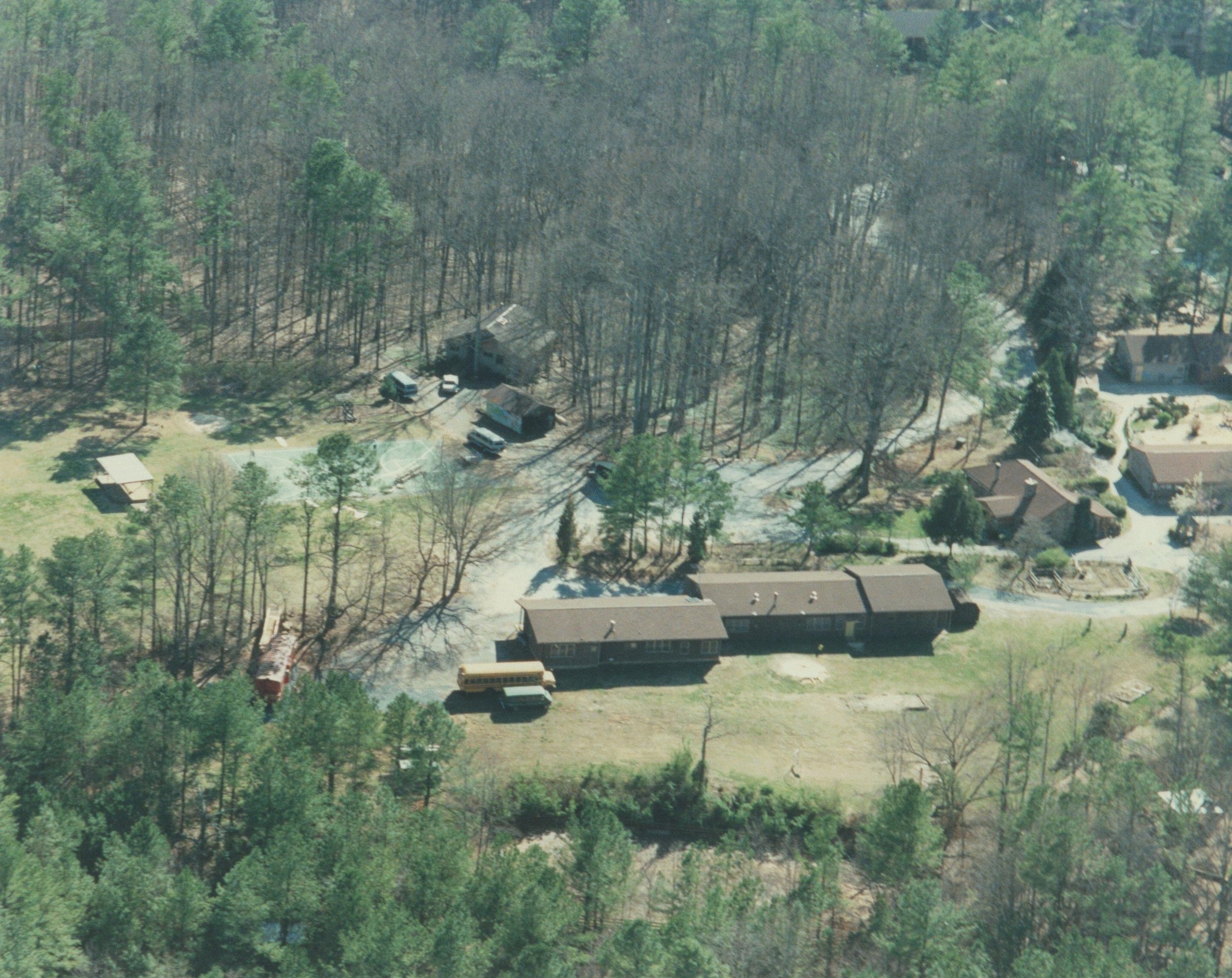 Map of campus from 1990