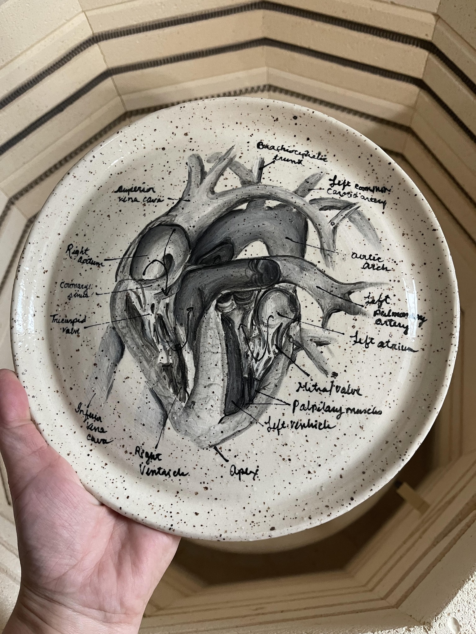 インテリア小物 HUMAN MADE HEART GLASS TRAY NAVY