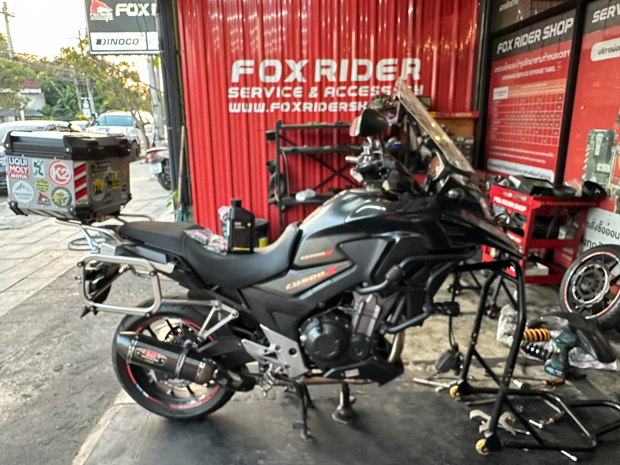 Fox Rider Shop - 🦊 CB500X 🦊 -เซ็ทน้ำมันโช๊คหน้า Ohlins... | Facebook