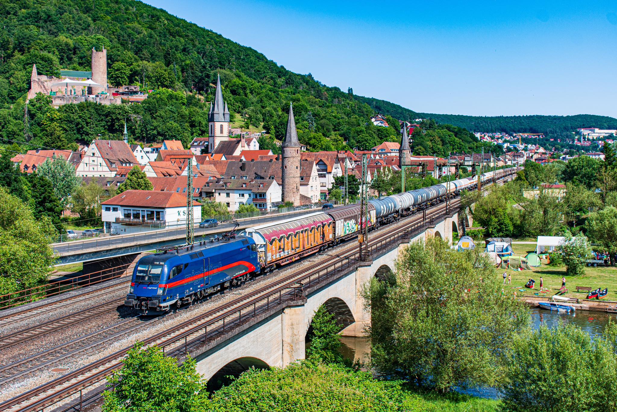 21.06.2025 | Gemünden am Main 🇩🇪 ÖBB 1116 195 