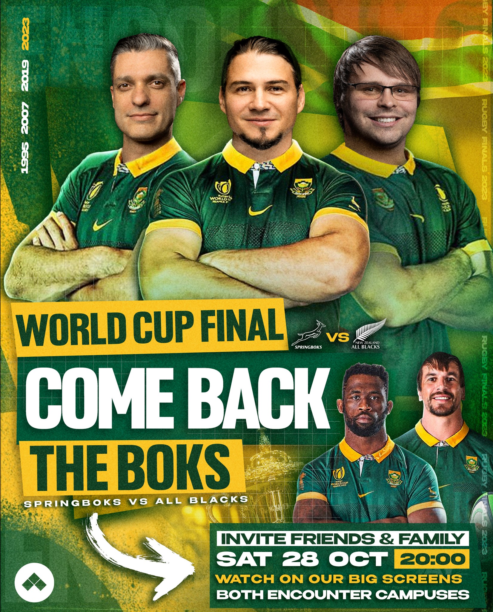 Encounter - Centurion, join us for the World Cup Final ‼️😃 Come and ...