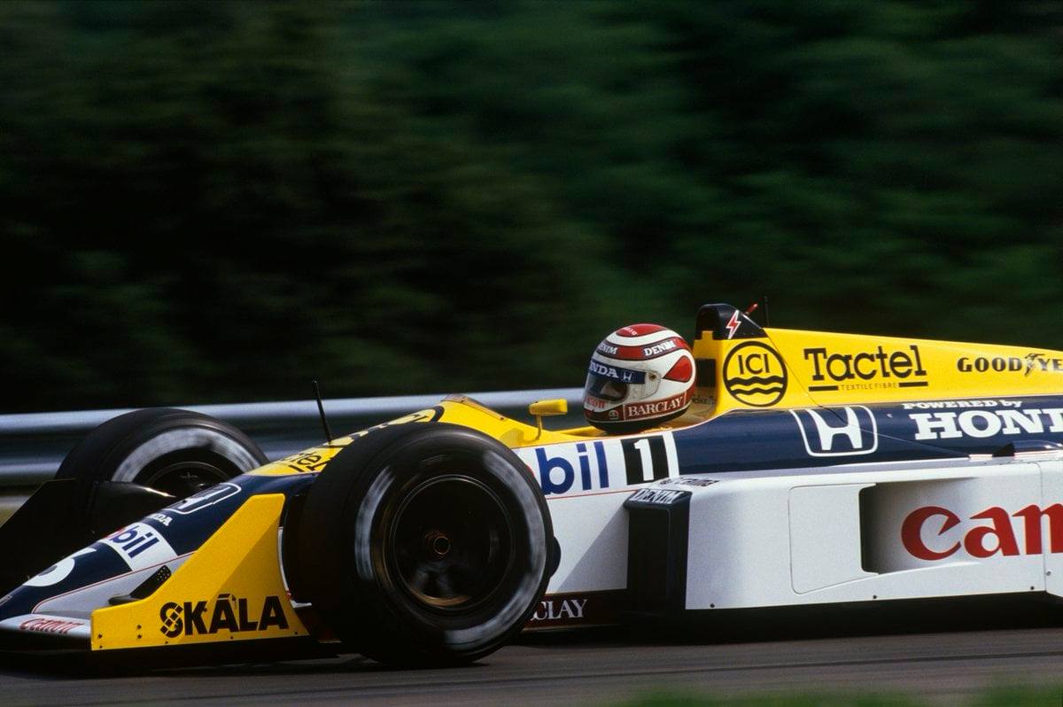 Nelson Piquet at Williams FW11B Honda - Hungary Grand Prix - 1987