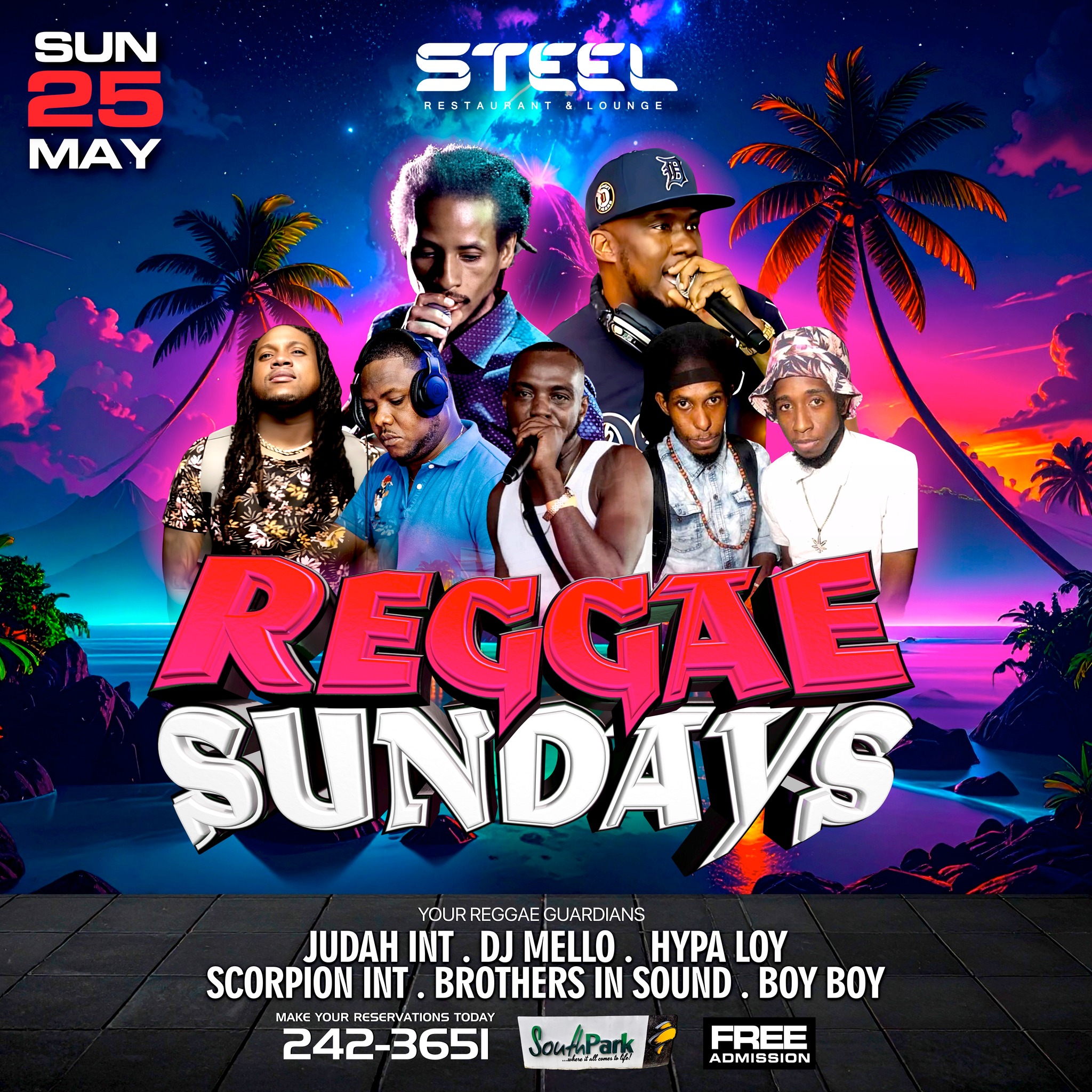 Steel - 🌴 REGGAE SUNDAYS ARE BACK 🌴 Let the good times roll and the ...