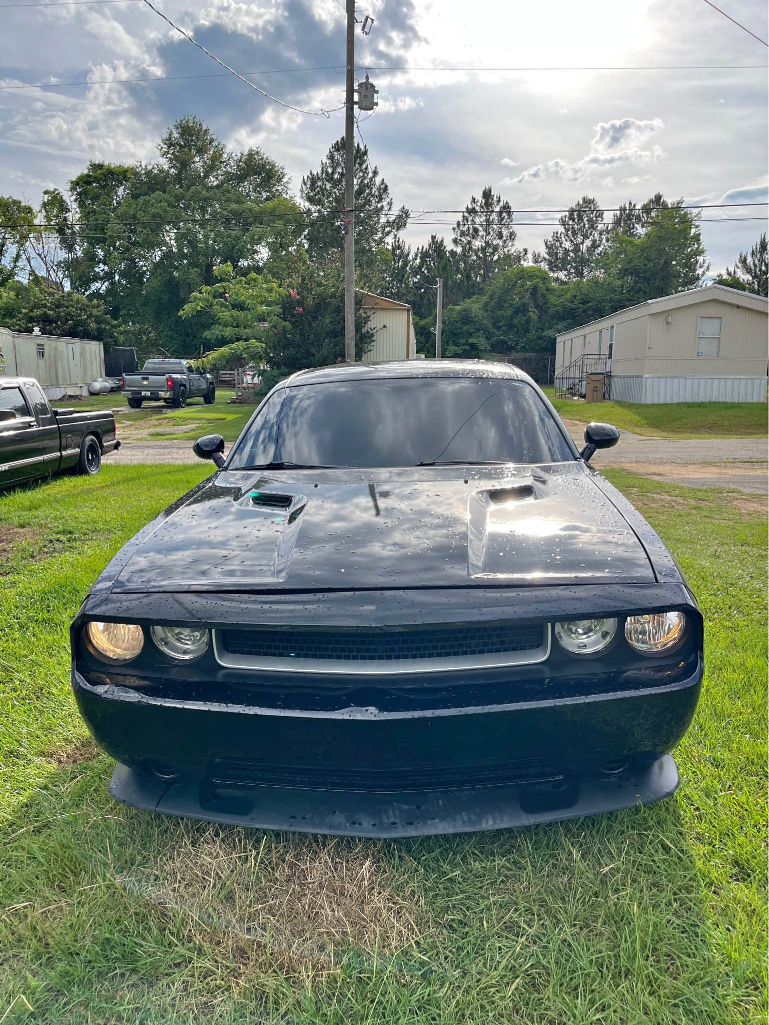 VLAND Black Headlights For 2008–2014 Dodge Challenger – Halos, Projector, DOT/SAE, Pair
