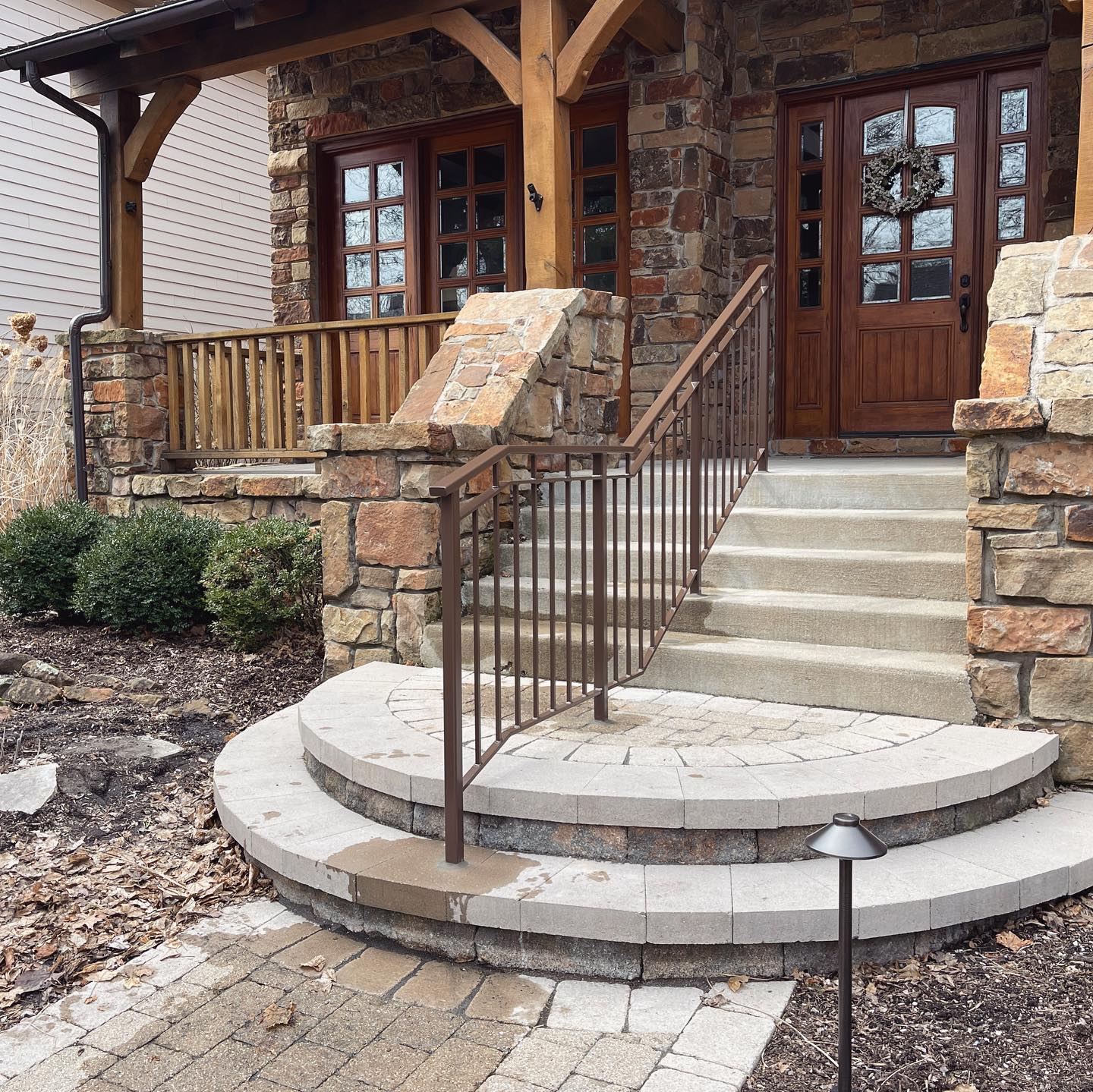 Beautiful custom railing gives... - Best Chicago Railings LLC