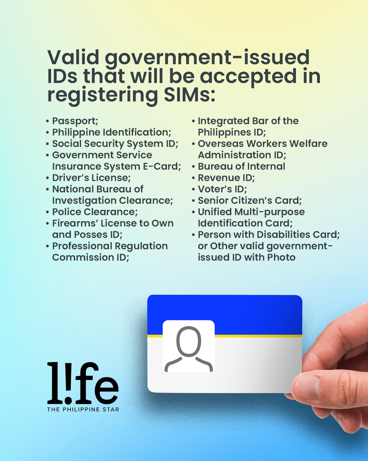 PhilSTAR - Still haven't registered your SIM cards yet? Here's what you ...