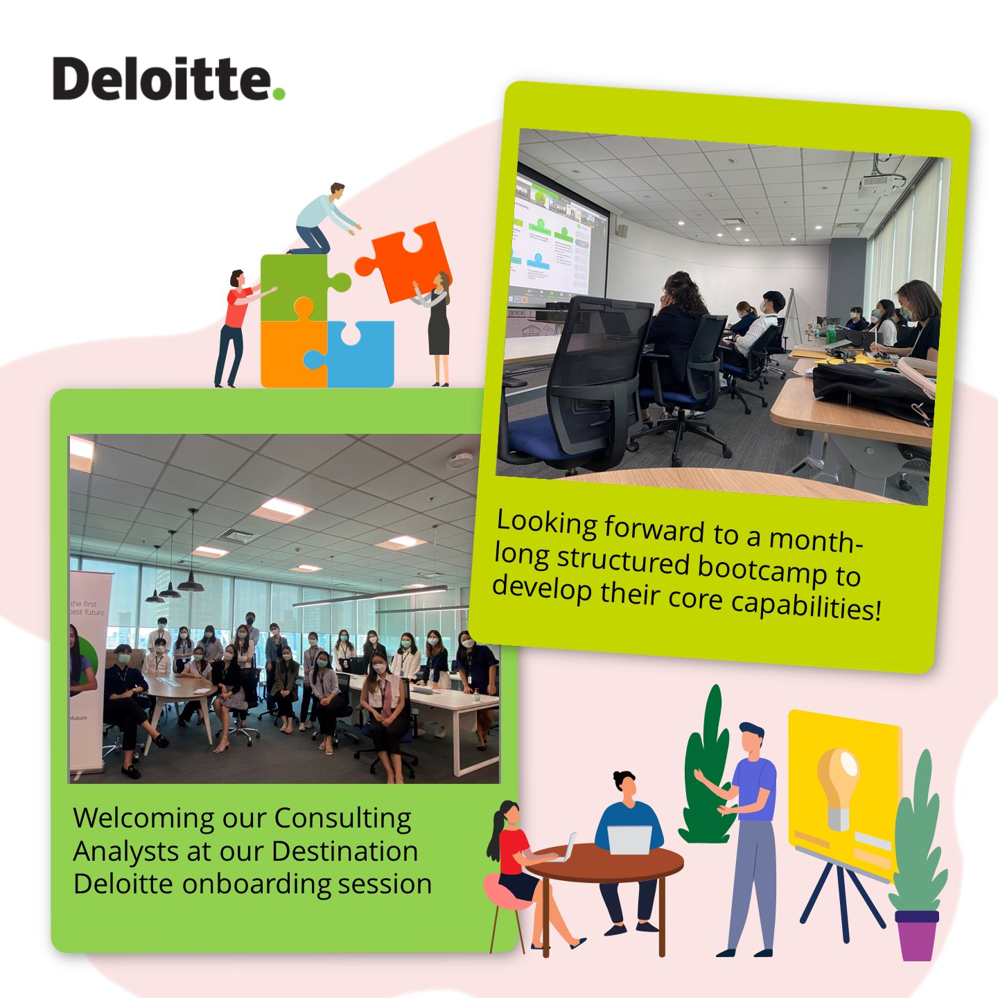 Deloitte - Last week, we were thrilled to welcome the new intake of our ...