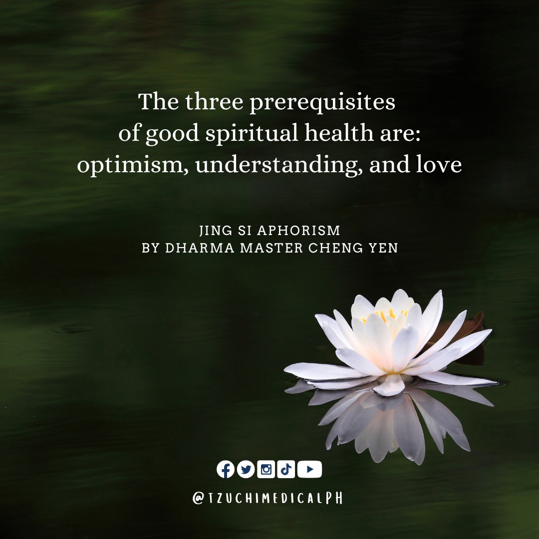 "The three... - Tzu Chi Medical Foundation Philippines