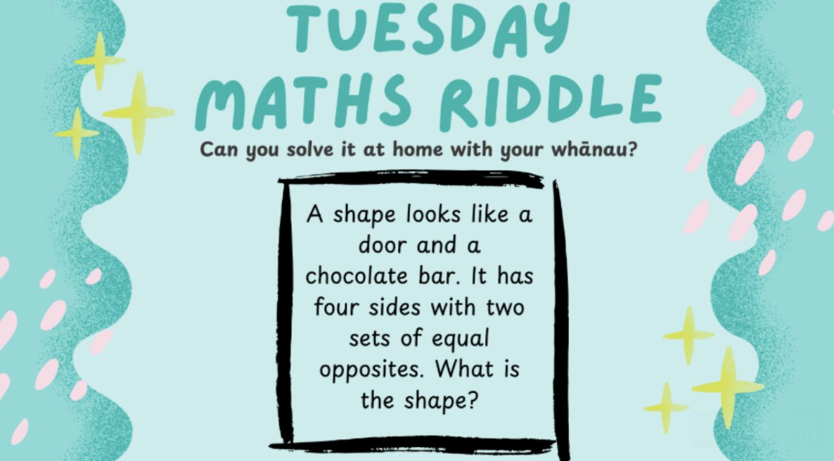 Tuesdays Maths Riddle -... - Pigeon Mountain Primary School | Facebook