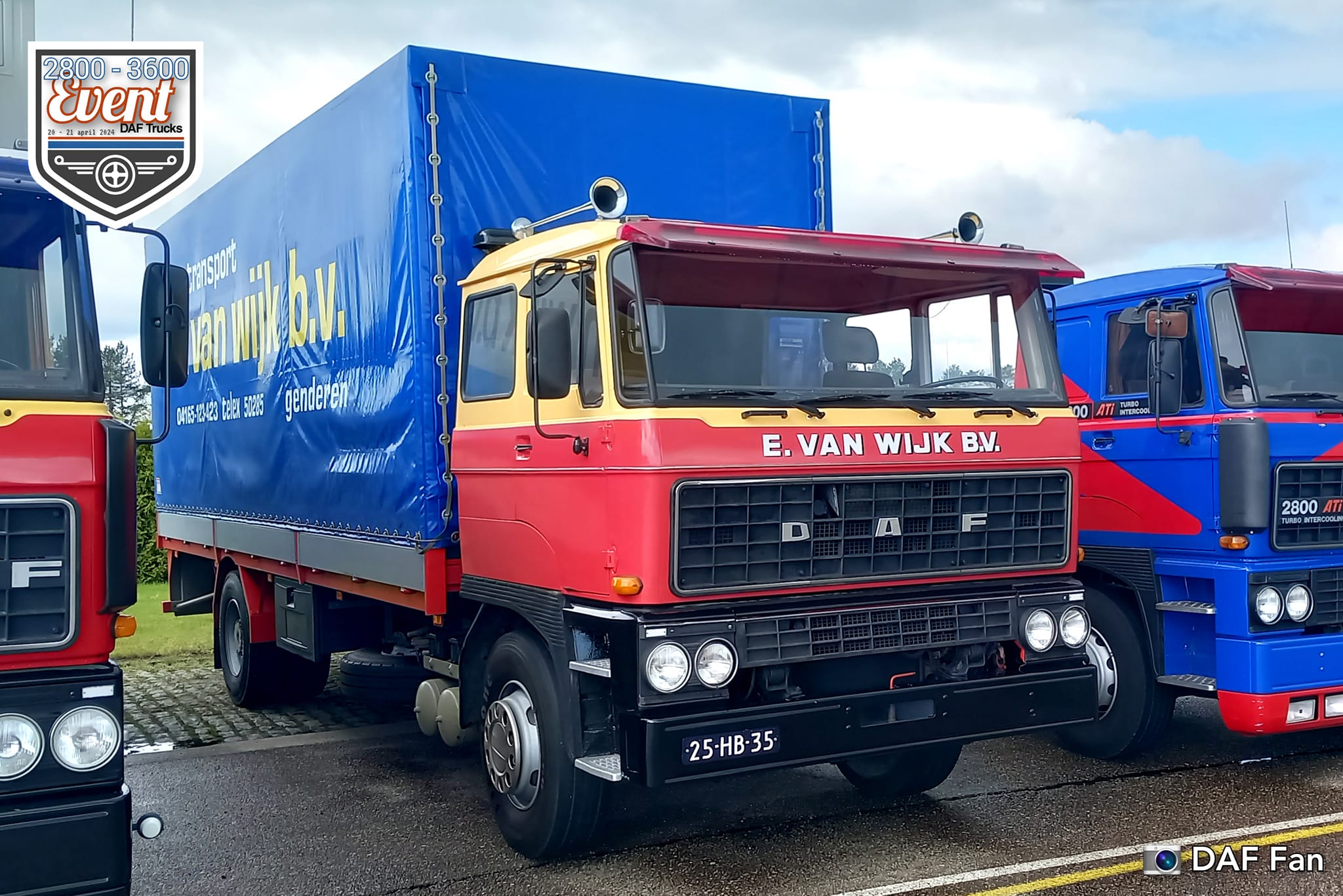 DAF - 𝗗𝗔𝗙 𝟮𝟴𝟬𝟬 DKTD 256hp (1979) • E. van Wijk Logistics