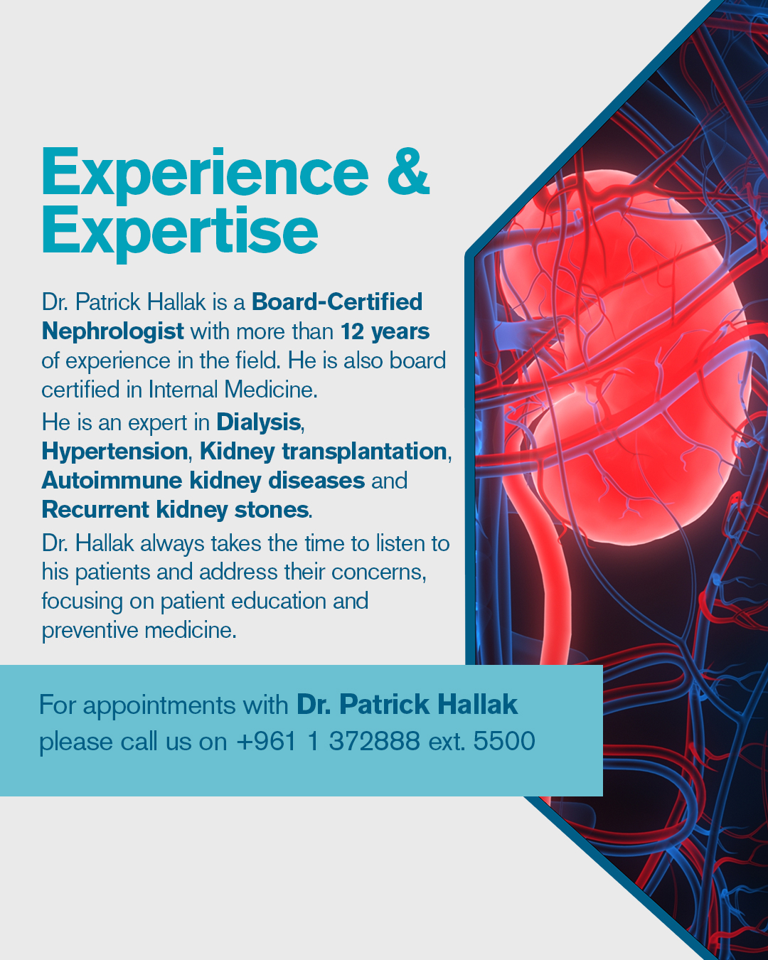 We're excited to welcome Dr. Patrick Hallak to the CMC team! He is a ...