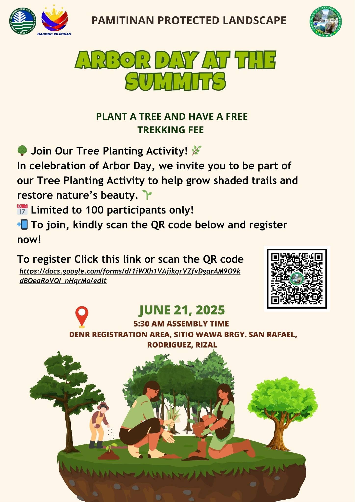 DENR - *🌳 Arbor Day at the Summits: Plant a Tree, Trek for Free! 🌳* Get ...