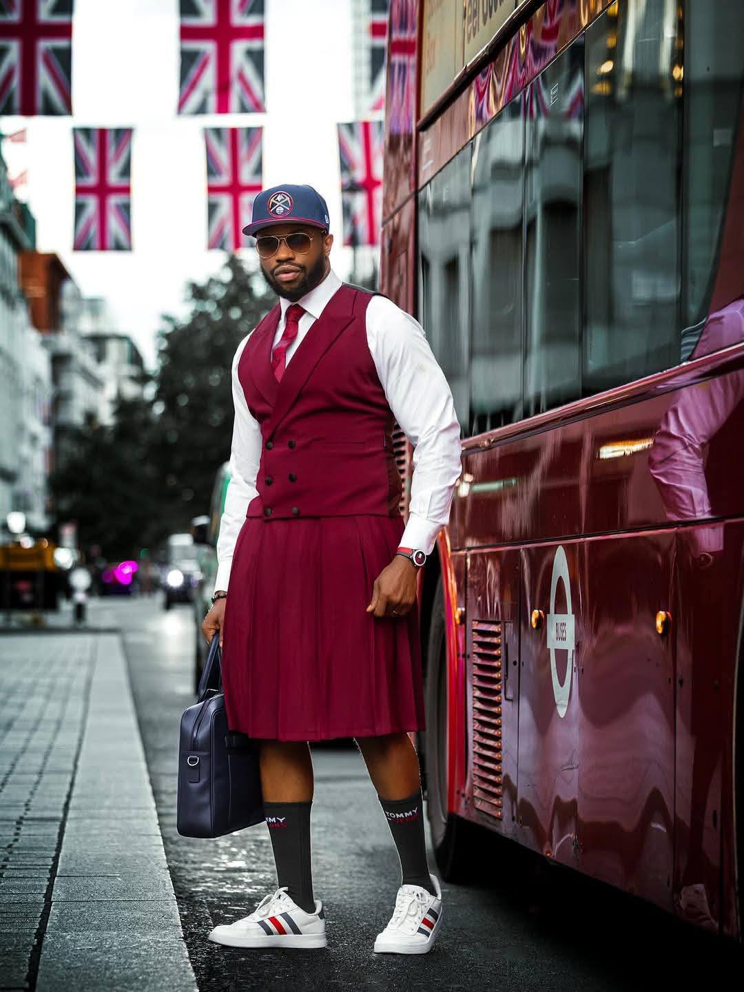 man in ladies dress wearing women's clothes is not normal men wearing women's clothes