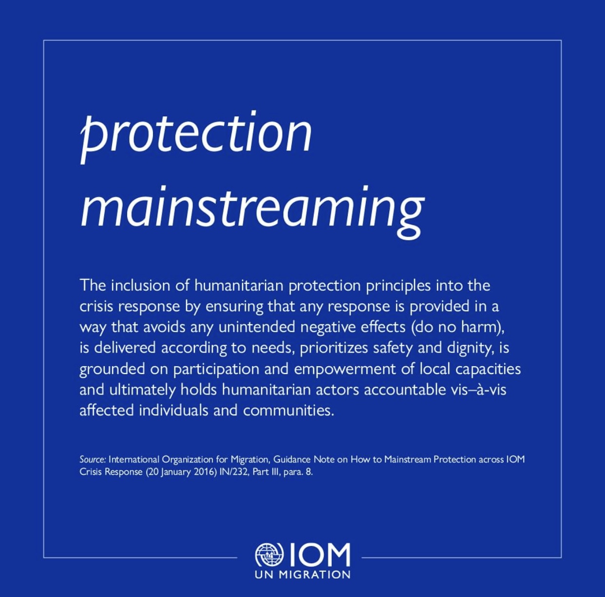 IOM Romania - Do you know the definition for our term of...