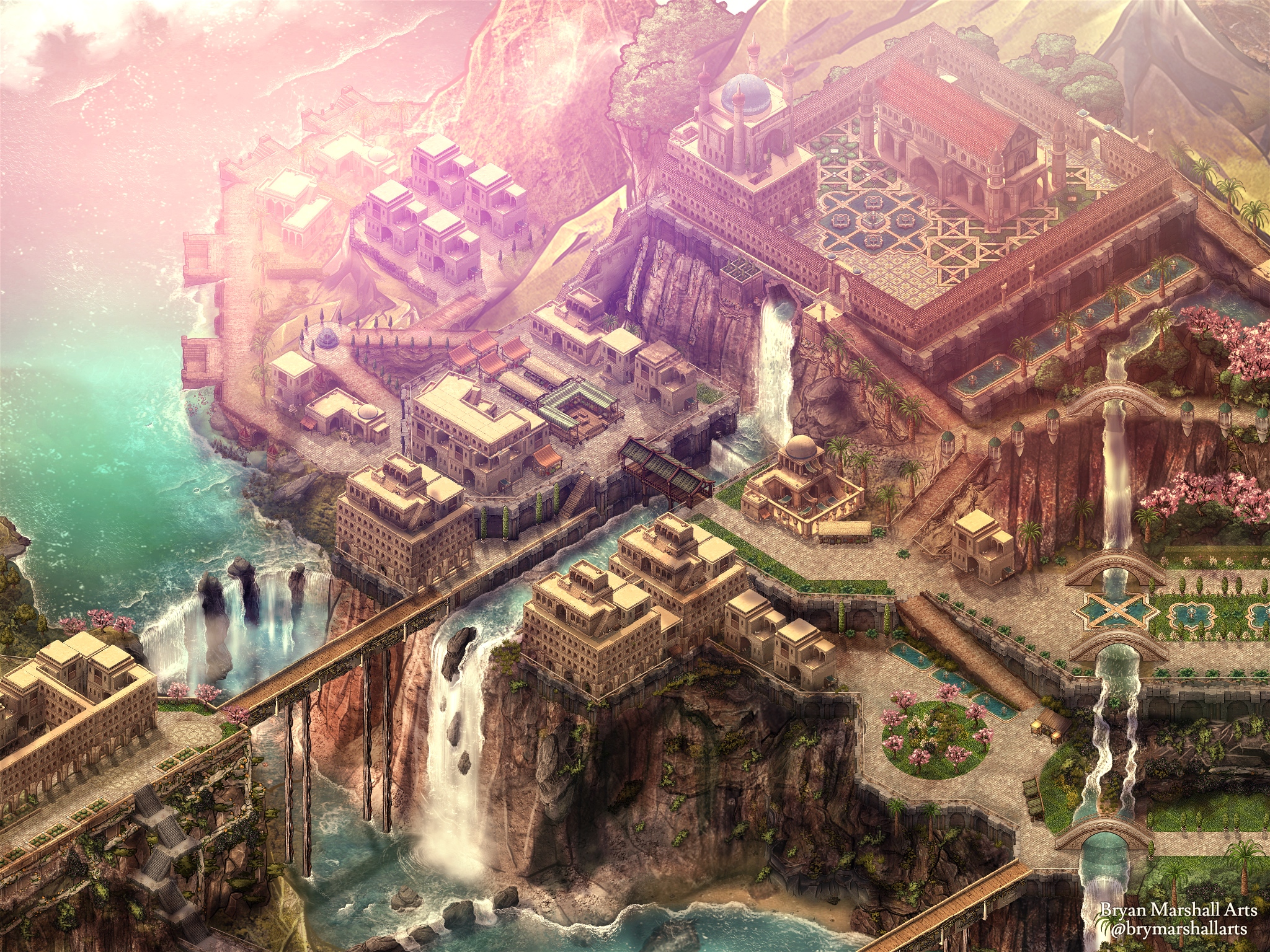 Inkarnate - 🏛️ Scene Map 🏛️ ‎ 🎨 Map by @brymarshallarts...