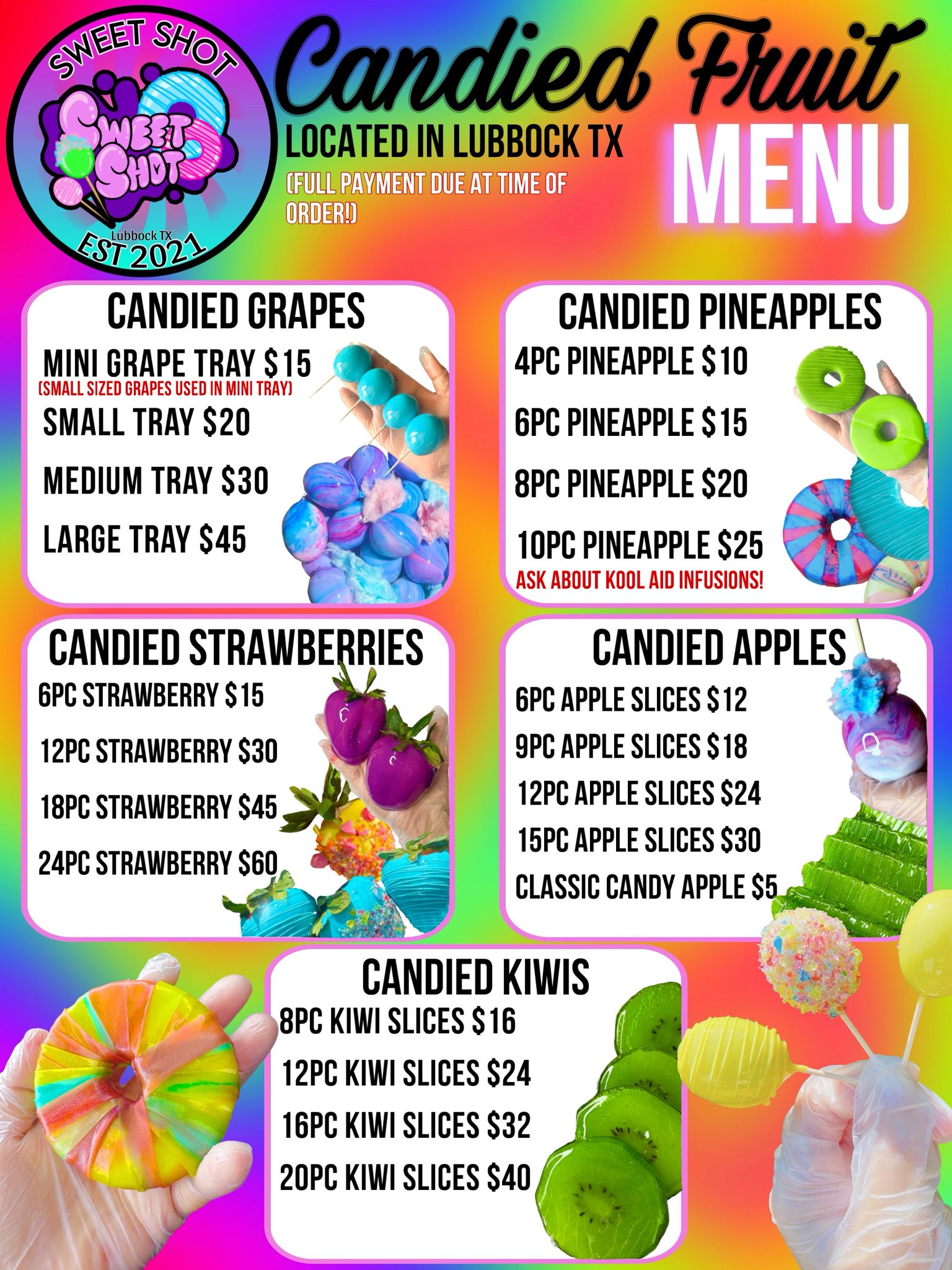 Sweet Shot - 🚨 THE NEW MENU IS FINALLY HERE! 🚨 We’ve been... | Facebook